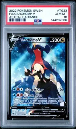 PSA 10 Garchomp V TG23/TG30 Pokemon Astral Radiance Trainer Gallery - Image 1