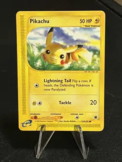 2002 Pokemon Expedition Pikachu #124 - Image 1