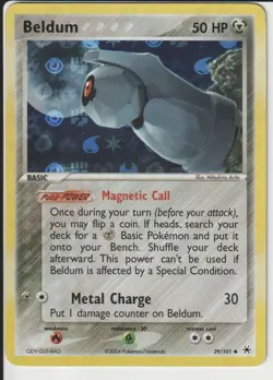 2004 Pokemon EX Hidden Legends Beldum Reverse Holo #29/101 LP - Image 1