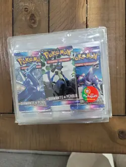 Diamond & Pearl 3 Pack Blister Factory Sealed (Portuguese Version) Pokemon TCG - Image 3