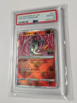 PSA 10 Pokemon GO Radiant Eevee Charizard Venasaur Blastoise (JPN) - Image 5