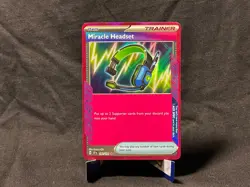 Pokemon TCG Miracle Headset 183/191 ACE SPEC Holo Surging Sparks NM - Image 1