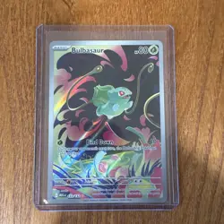 Pokemon TCG Bulbasaur 133/132 Secret Rare Mega Evolution Set Near Mint/Mint - Image 1