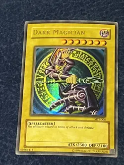 Dark Magician Sdy Light Fade Small Foil Shift NM Misprint Starter Deck Yugi - Image 4