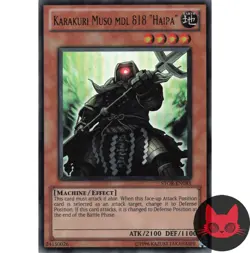 Yugioh Karakuri Muso mdl 818 "Haipa" STOR-EN083 Ultra Rare LP - Image 1