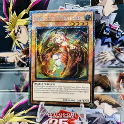 Yugioh Traptrix Myrmeleo RA04-EN210 Platinum Secret Rare 1st Ed Near Mint - Image 1