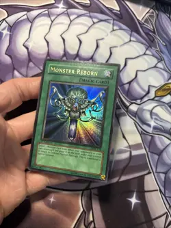 Yugioh Monster Reborn LOB-118 Ultra Rare 1ST EDITION LP (BCC) - Image 3