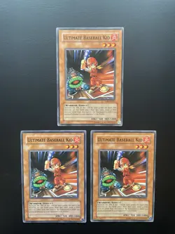 Yugioh Ultimate Baseball Kid SOD-EN021 Unlimited Edition Common LP/MP X3 - Image 1