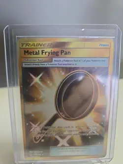 Metal Frying Pan - 144/131 - Pokemon Forbidden Light Sun Moon Secret Card NM - Image 1