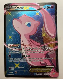 Mew EX Pokemon card, rare, holo, great condition, normal size - Image 1