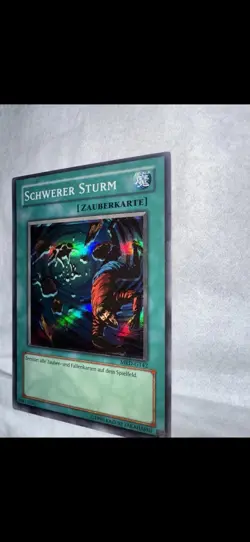 Yu-Gi-Oh Misprint German Heavy Storm MRD-G142 Super Rare MP Foil Shift Miscut - Image 5