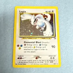 Lugia 9/111 Neo Genesis Unlimited Edition Holo Card Swirl - Image 1