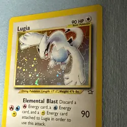 Lugia 9/111 Neo Genesis Unlimited Edition Holo Card Swirl - Image 2