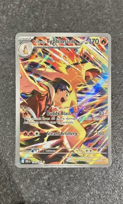 Pokemon Cards Ethan's Typhlosion 190/182 Destined Rivals Illustration Rare NM - Image 1