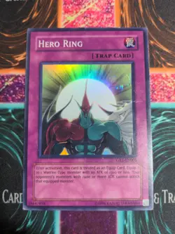 Yu-Gi-Oh! Hero Ring GX1-EN003 Limited Super Rare HP - Image 1