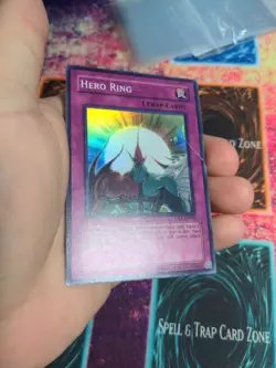 Yu-Gi-Oh! Hero Ring GX1-EN003 Limited Super Rare HP - Image 5