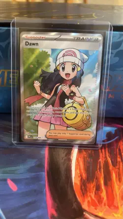 Pokemon Dawn Full Art Trainer Holo 118/094 Phantasmal Flames Card - Image 1