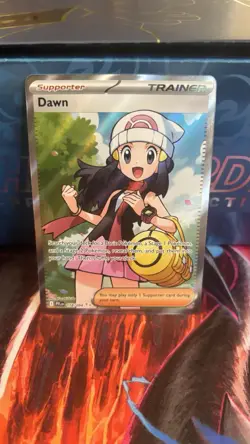 Pokemon Dawn Full Art Trainer Holo 118/094 Phantasmal Flames Card - Image 2