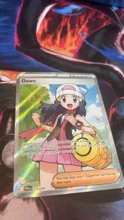 Pokemon Dawn Full Art Trainer Holo 118/094 Phantasmal Flames Card - Image 4