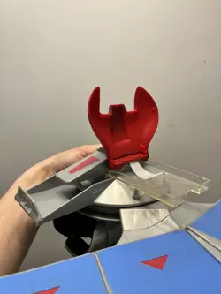 Yu-Gi-Oh! Duel Disk Launcher Gray Blue Red Plastic Card Game Accessory - Image 4