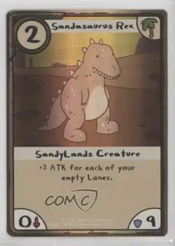2014 Adventure Time: Card Wars Expansion Sets Sandasaurus Rex - Image 1