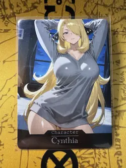 Cynthia Pokemon ACG Goddess Story Waifu Anime Custom Card - Image 1