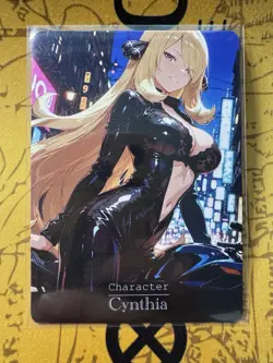 Cynthia Pokemon ACG Goddess Story Waifu Anime Custom Card - Image 1