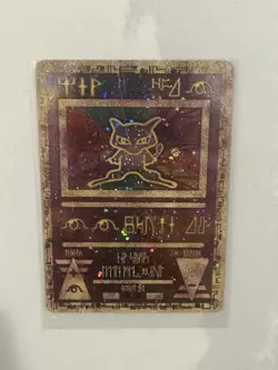 Pokemon TCG Ancient Mew 1999-2000 Holo Movie Promo Card - DAMAGED - Image 1