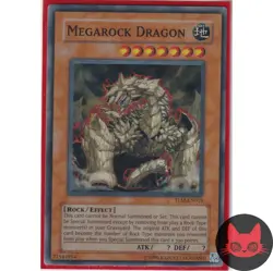 Yugioh Megarock Dragon TLM-EN015 Super Rare 1st Edition MP - Image 1