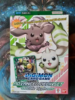 Digimon CCG TCG Card Game Advanced Deck Set - Double Typhoon - New Sealed - Image 1