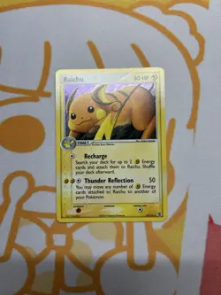 Raichu 12/112 Holo FireRed & LeafGreen - Pokemon Card - LP - Image 1