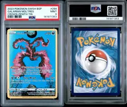 Pokemon TCG Galarian Moltres SWSH 284 Black Star Promo Card - PSA 9 - Image 2