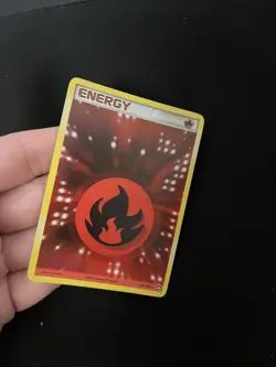 Fire Energy 104/108 EXC Pokemon Cards Power Keepers Holo Rare - Image 1