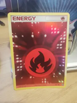 Pokemon Fire Energy 104/108 Rare EX Power Keepers Reverse Holo Card - Image 1