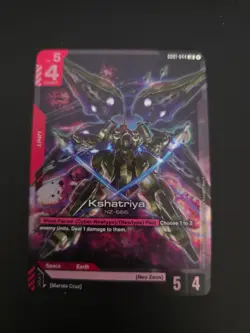 GD01-044 Kshatriya : LR Holofoil Gundam TCG Card : GD01: Newtype Rising - Image 1