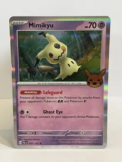 Mimikyu 097/193 Trick or Trade Single 2023 Holo Card - Image 1