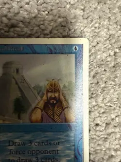 Magic the Gathering MTG Ancestral Recall Unlimited Card Signed - Image 3