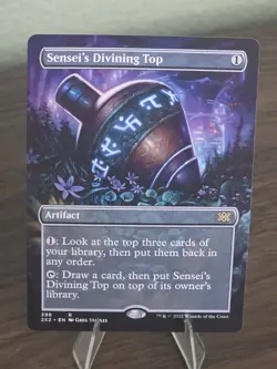 MTG Sensei's Divining Top (Borderless) Double Masters 2022 Regular - Image 1