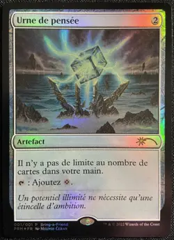 mtg magic Thought Vessel FOIL promo FRENCH vf fr Urne de pensee - Image 1