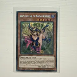 Yu-Gi-Oh TCG Dark Magician Girl The Magician’s Apprentice ALIN-EN004 Secret Rare - Image 1