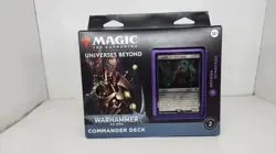 MTG Universes Beyond Warhammer 40K Commander Deck Necron Dynasties New/Sealed - Image 1