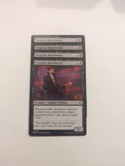 (4) Vengeful Bloodwitch *PLAYSET* Foundations Regular NM MTG - Image 1