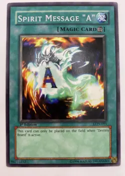 1x (M/NM) Spirit Message "A" - LON-091 - Rare - 1st Edition YuGiOh - Image 1
