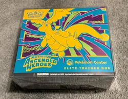 Ascended Heroes ETB Pokemon Center Exclusive Elite Trainer Box – Small Seal Tear - Image 1