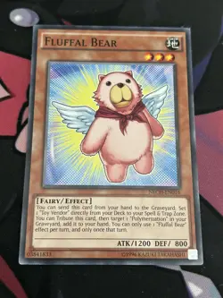 Fluffal Bear [NECH-EN016] Common Lightly Played 1st Edition - Yugioh single - Image 1