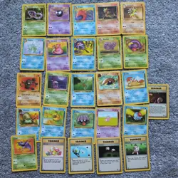 26 different base Pokemon and trainer cards, Fossil collection released 1999 - Image 1