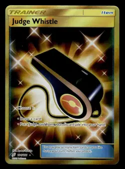 Pokemon TCG Team Up #194/181 Judge Whistle NM - Image 1