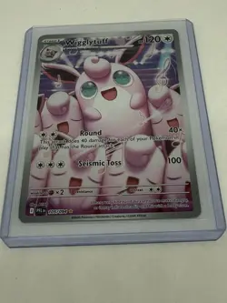Pokemon TCG Wigglytuff 105/94 Phantasmal Flames Illustration Rare Near Mint - Image 1