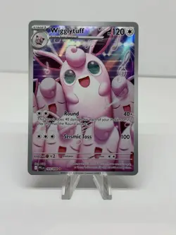Pokemon TCG Wigglytuff 105/94 Phantasmal Flames Illustration Rare Near Mint - Image 2