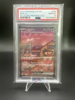 PSA 10 Gem Mint 2023 Pokemon SVP-EN Mew ex #053 151 Ultra-Premium Collection - Image 1
